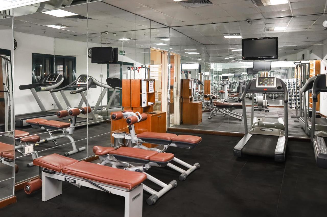 Hotel Sharm Dreams Vacation Club - Aqua Park Exteriér fotografie A gym in a hotel